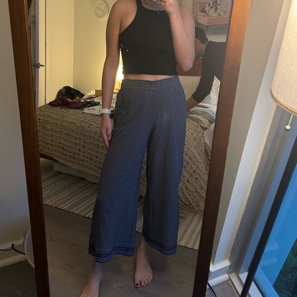 Flowy wide leg beach pants